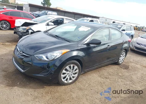 2012 Hyundai Elantra Gls z USA, uszkodzony, nr VIN 5NPDH4AE2CH138593